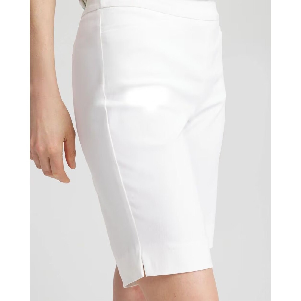 Chicos So Slimming Brigitte Bermuda Shorts Womens 3 US 16 Off White Pull On NWOT